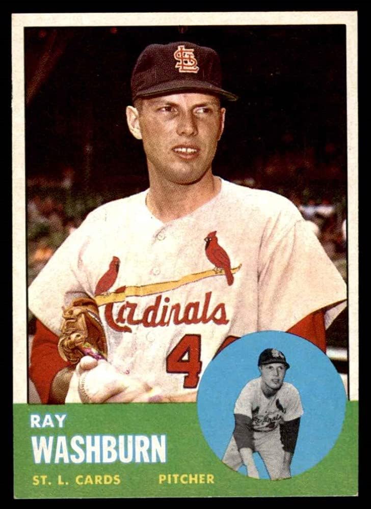 1963 Topps 206 Ray Washburn St. Louis Cardinals (Baseball Card) NM Cardinals