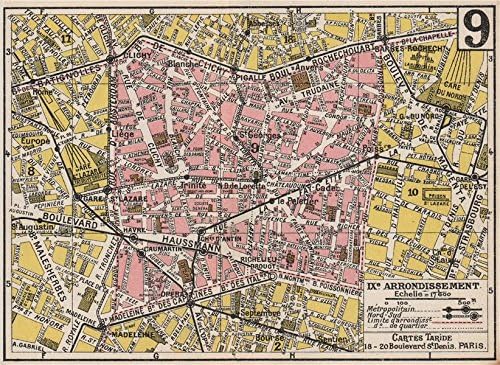 Amazon Com Paris 9th 9e Ixe Arrondissement Opera Taride