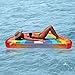 LetsFunny Inflatable Rainbow Pool Float, Large Outdoor Swimming Pool Inflatable Float for adults