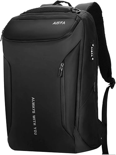 Amazon Aisfa リュック メンズ リュックサック バックパック 防水レバー付き 17インチ Pc ビジネスリュック ラップトップバック 大容量 Bag Usb充電機能付き30l アウトドア旅行防水 通勤 修学 学生 バッグ 男女兼用多機能通気性 収納多ポケットa Aisfa メンズ