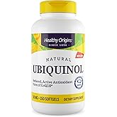 Healthy Origins Ubiquinol (Active Form of CoQ10), 50 mg - Ubiquinol Supplements for Heart Health & Antioxidant Support - Gluten-Free & Non-GMO Supplement - 150 Softgels