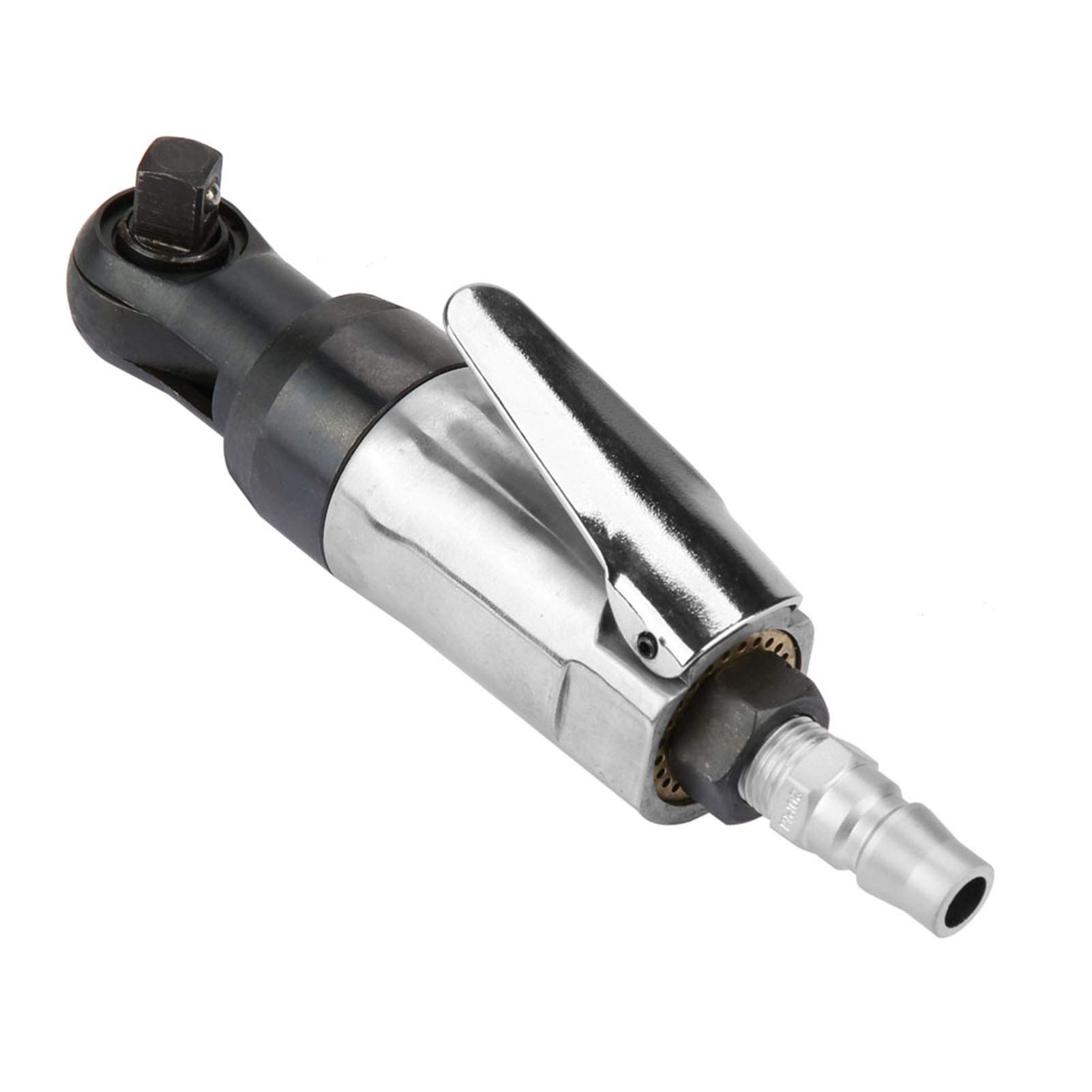 Clasken Air Ratchet Wrench, 1/4", 40.0 ft-lbs, Fixed Square Head, Pneumatic Wrench for Shipbuilding Machinery Manufacturing