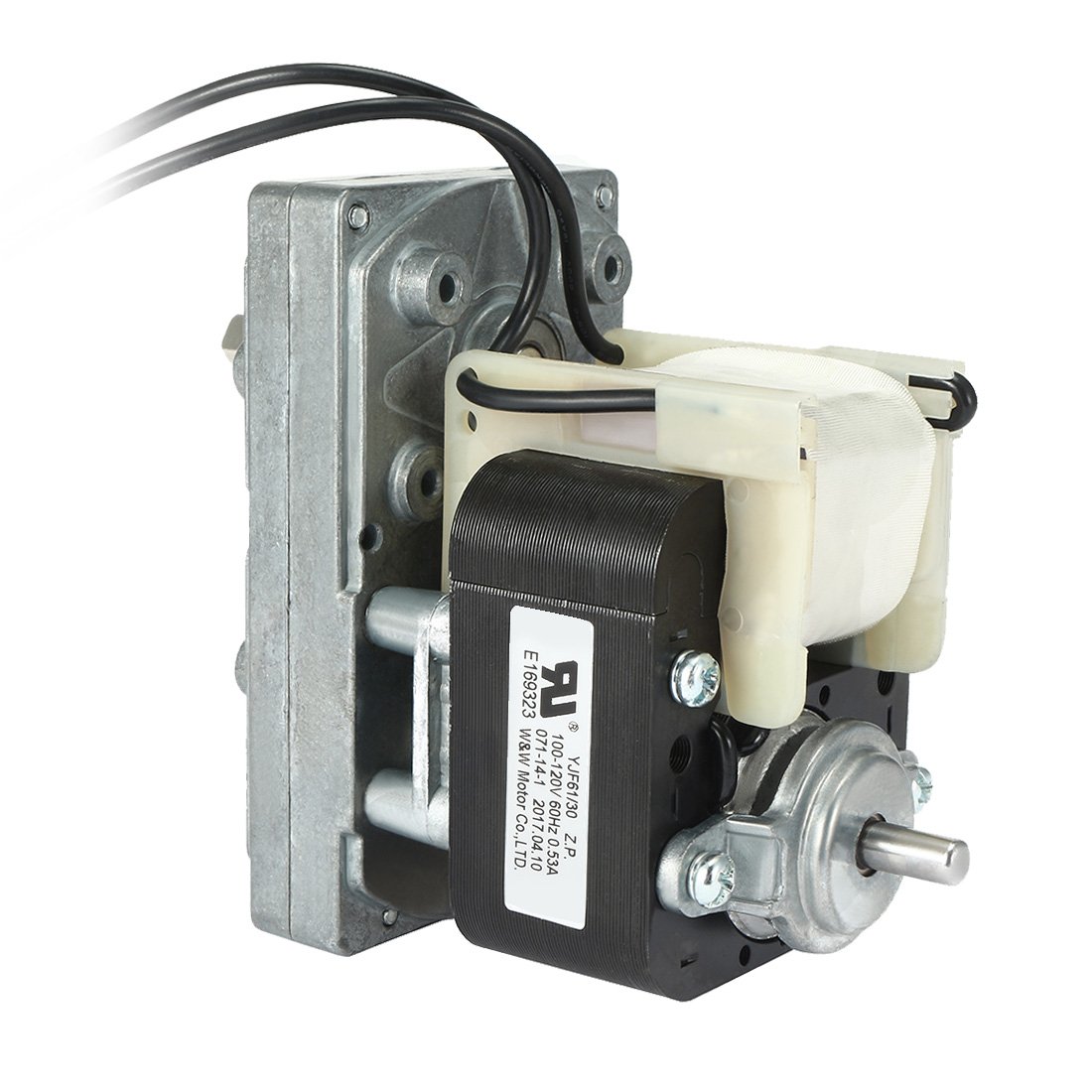 uxcell Pellet Stove Auger Motor 92RPM Counterclockwise Gear Motor AC