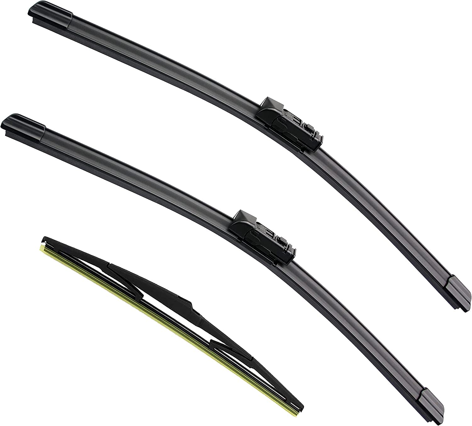 Photo 1 of 3 OEM Wiper Blades Replacement for 2009-2017 Audi Q5, 2014-2017 SQ5, 2019-2022 Q3, 2021-20222 RS Q3, Original Equipment Replacement 24"+20"+13" (Pack of 3)
