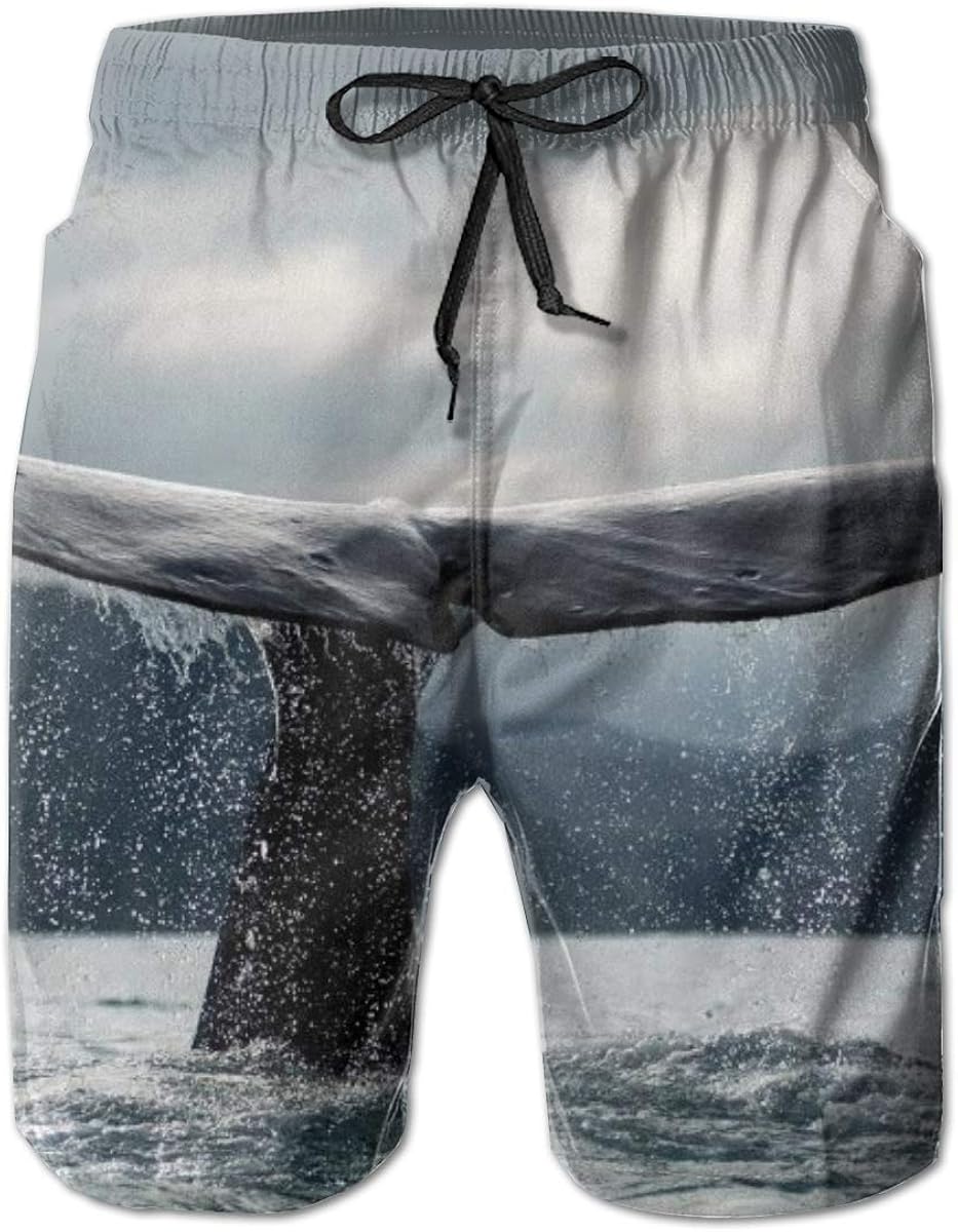 Men Whale In The Sea Mens Swimming Pants Beach Shorts Swimming And Other Marine Sports Suitable For Surfing Clothing