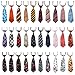 Segarty Dog Ties 30 PCS Dog Neckties, Adjustable Neck Ties and Bows for Medium Large Pets Festival Formal Bulk Pet Bowties Collar Grooming Accessories Holiday Birthday Wedding Costumes