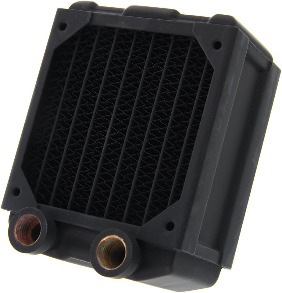 Black Ice Nemesis 80mm Dual-Core Xtreme Profile Radiator - Black Carbon