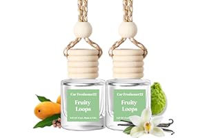 Burst Bird Car Air Freshener Hanging, Fruit Loops Fragrance Oil Air Diffuser for Car, Long Lasting Car Air Fresheners, Made in USA (2 Pack)
