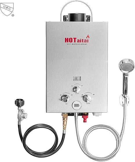 HOTAITAI 6L Portable Propane Water Heater