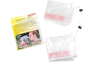 OP/TECH USA 9001022 Rainsleeve-Small, 2 Pack (Clear)