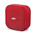 Portable Bluetooth Speaker, MIFA A1 True Wireless Stereo Speaker V4.2, IP56 Dustproof & Waterproof Fabric Design, 12-Hour Playtime, Big HD Sound & Enhanced Bass, Micro SD Card Slot, Built-in Mic, Red