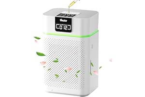 Air Purifier for Home Large Room up to 1800ft², VEWIOR Air Cleaner with Air Quality Light and Essential Diffuser, AUTO Mode, Sleep Mode, Timer, Lock, for Wildfire Smoke Dust