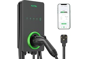 Autel Home Level 2 EV Charger up to 40Amp, 240V, Indoor/Outdoor Fast Electric Vehicle Charging Station with Flexible 25-Foot Cable, NEMA 14-50 Plug, Dark Gray