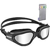 OMID Kids Swim Goggles, P2mini Polarized Swimming Goggles Comfortable for Age 6-14
