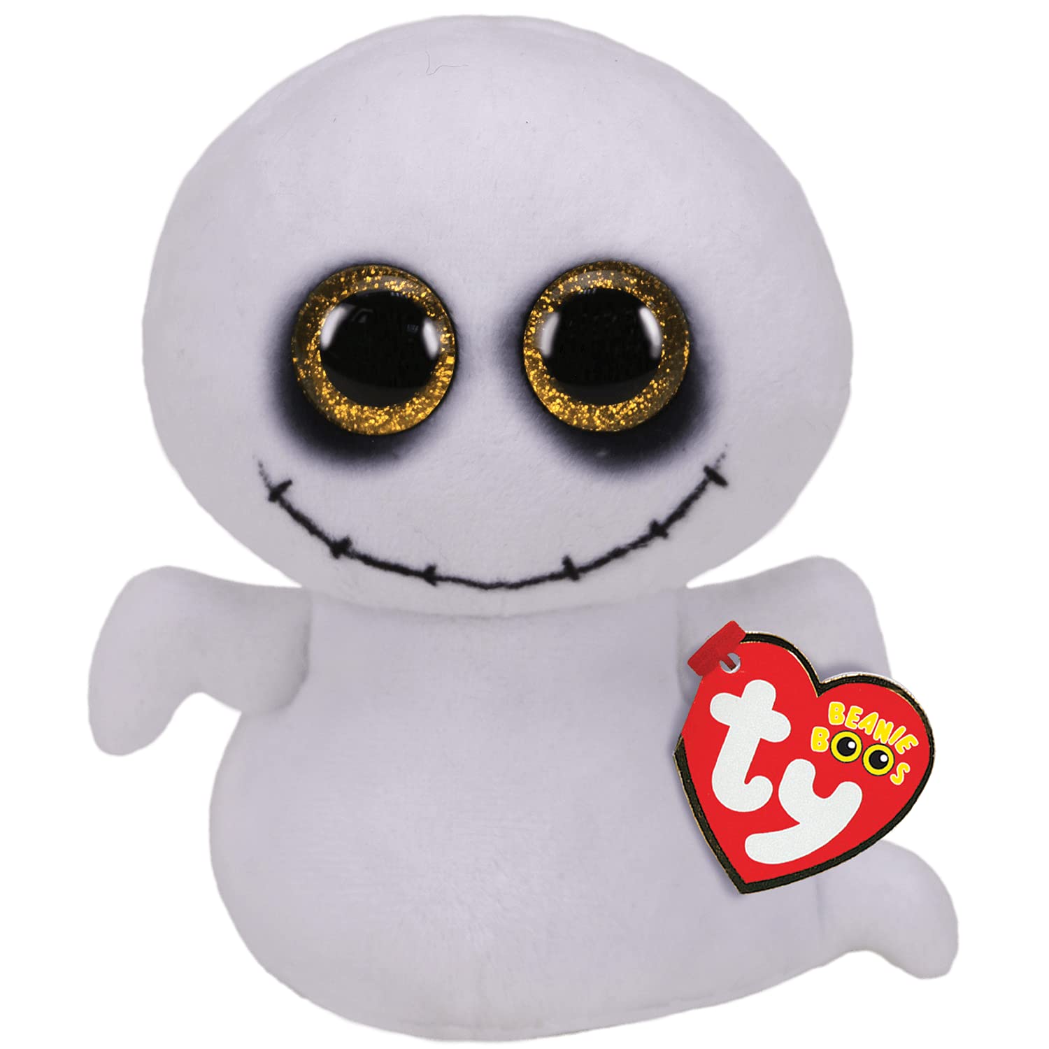 Ty UK Ltd 2005911 Spike Ghost Halloween 2020 Plush, Multicoloured, 15cm