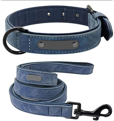 Amazon Co Jp ペット犬の首輪ハスキー大型犬ゴールデンレトリバー首輪犬の首輪方法犬の戦いの身分証明書のカスタマイズ Blue 1 S ホーム キッチン