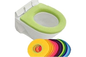 Stretchable Pure Color Warm Toilet Seat Cover Pad Cushion Reusable Toilet Potty Training Seat Covers Liners Washable Toilet W