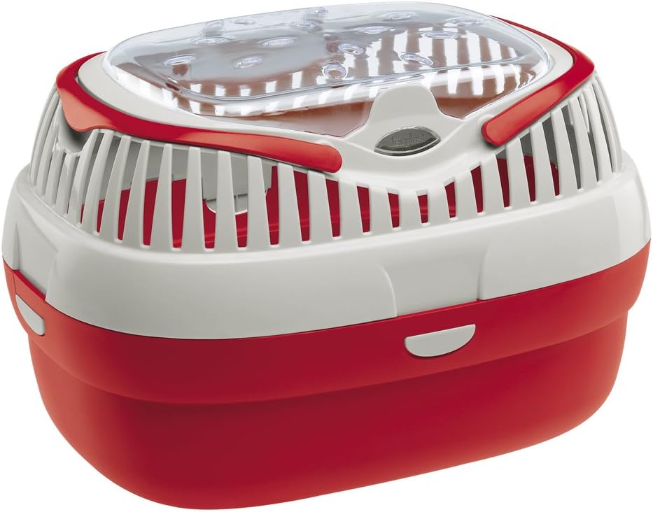 Ferplast Aladino Rabbit Carrier, Large, 36 x 26 x 23 cm, Red Amazon.co