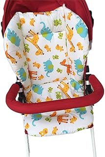 kakakooo 1PC Breathable Sportkinderwagen Sitzkissen Auto-Sitzauflage Hochstuhl Sitzkissen Liner Mat Cotton Sitzpolster-Abdeckungs-Schutz für Baby-Kind (Deer)