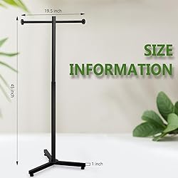 Blulu Heavy Duty Adjustable Shopping Bag Rack Metal