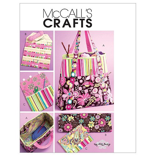 McCall's Patterns M5722 Satchel, Circular Knitting Needle Organizer and Pouch, One Size Only
