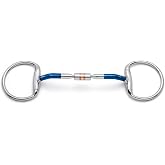 Zenuma Eggbutt High Port Harmony Roller Sweet Iron Snaffle Bit