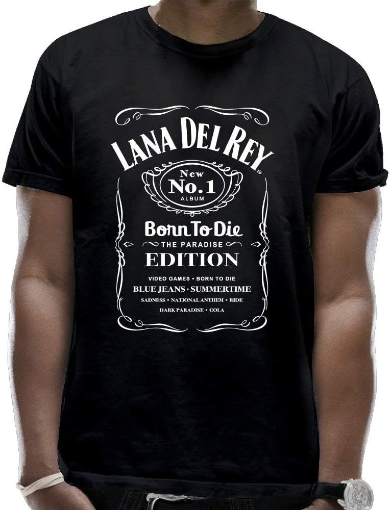 Zmli PrestyAde Men's Lana Del Rey Born to Die Cotton T-Shirt
