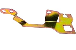 STILEALUS Throttle Cable and Kickdown Cable Bracket Replaces for Edelbrock Performer, Thunder AVS and All Quadrajet-style Carburetors Fits TH350, 700-R4, and 200-4R Cables Gold Anodized