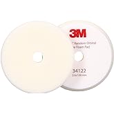 3M Perfect-It Random Orbital Foam Compounding Pad, 5"/130 mm, White, 34122, for Automotive Compounding and Polishing