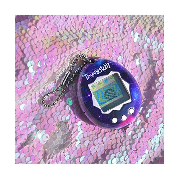 TAMAGOTCHI 42815 Original Galaxy-Feed, Care, Nurture-Virtual Pet with Chain for on The go Play
