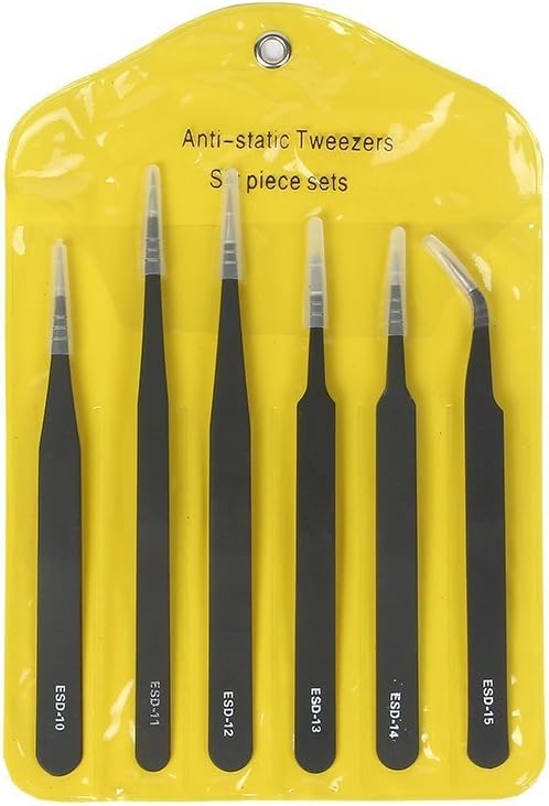 IMISNO Quilling ESD Tweezers - Set of 6 - Perfect for Quilling Cardmaking DIY Hand Craft Tools