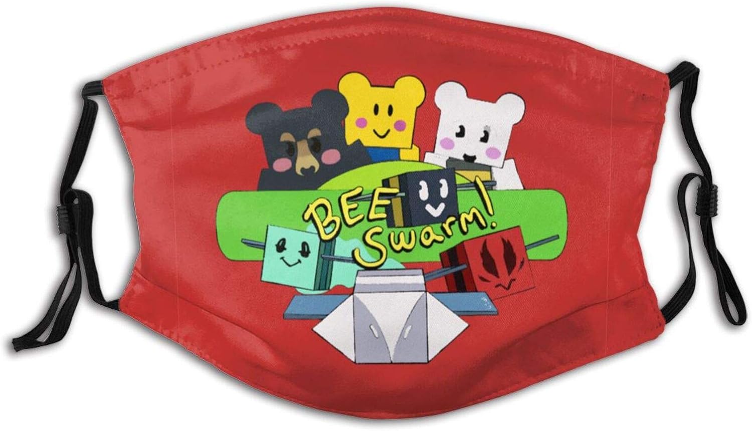 Bee Swarm Mask Dust Proof Washable Reusable Mask Black 1 Pcs at Amazon