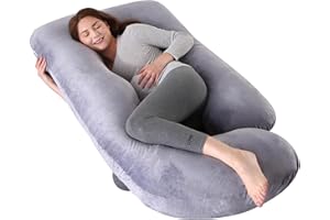 Pregnancy Pillow for Sleeping, G Shaped Full Body Maternity Pillow for Pregnant Women, Removable Cover Jumbo Size Body Suppor