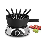 Artestia 2-QT Electric Fondue Pot Set 1500W Ceramic