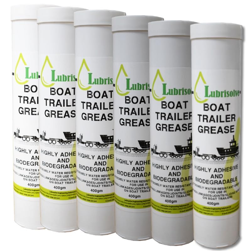 Lubrisolve Boat Trailer Grease Cartridge Biodegradable Waterproof 400g Pack of 6