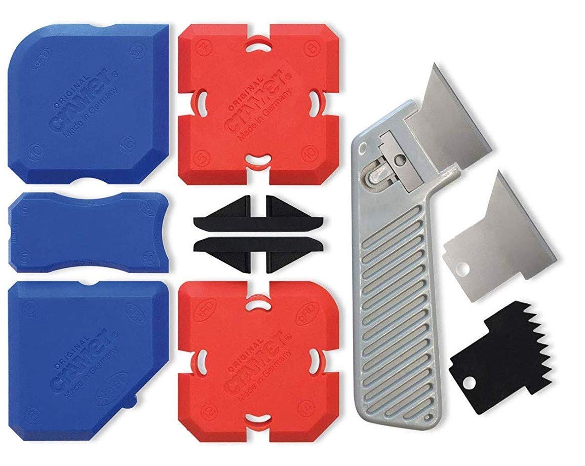 Cramer Fugi 7 Professional Silicone Profiling Tool Kit for Perfect Silicone Joints in Kitchen and Bathroom, Instructions in English