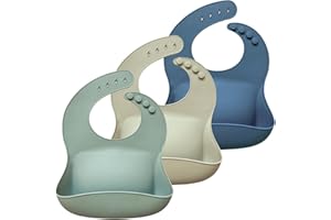 Hippypotamus Silicone Baby Bibs - Soft Waterproof Bibs for Babies & Toddlers