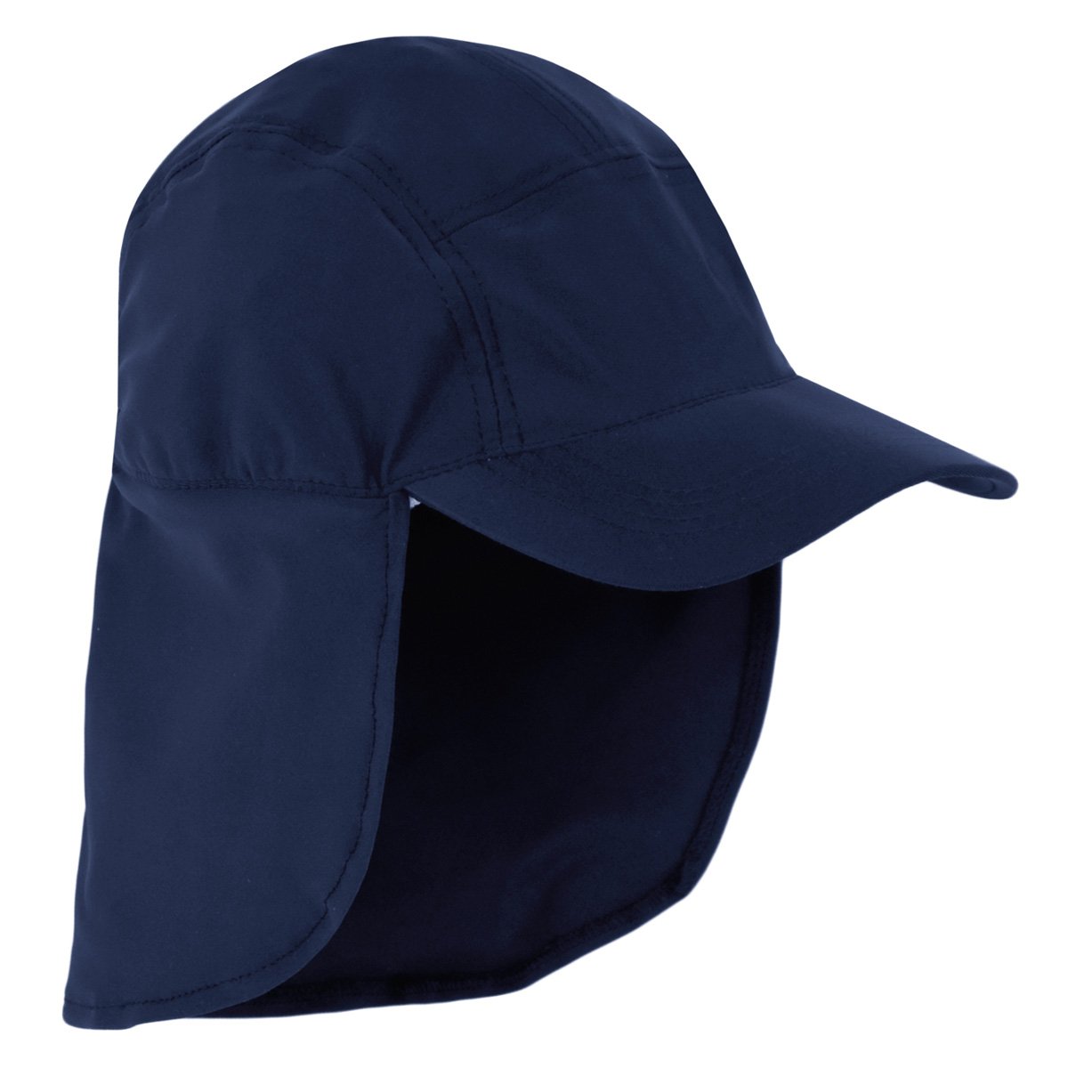 Sun Busters Boys UV Legionnaire Hat - UPF50+ Sun Protection - Sizes 1-12 Years (Plain Navy, Smoke/Lava & Sea/Sky)