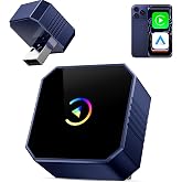 Wireless CarPlay Adapter for iPhone＆Android, 2026 Upgraded Car Play Mini Wired to Wireless Adapter for CarPlay ＆Android Auto Plug and Play Stable Connection &amp; No Latency for iPhone iOS 10+ Blue