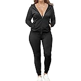 Bealin Women's Jogging Suits Two Piece Outfits Sweatsuit Long Sleeve Zip Tops and Sweatpants Workout Tracksuit Sets