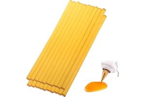 LULONPON Hot Glue Sticks for Glue Gun,10.63 in, 0.43 in Dia,20pcs,Yellow Hot Glue Gun Sticks Large Bulk,Adhesive Almost for All Materials for Kids DIY Sealing Dent Repair