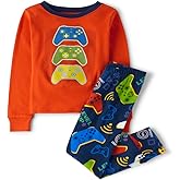 The Children's Place boys 100% Cotton Long Sleeve Top and Pants,2 Piece Pajama Set