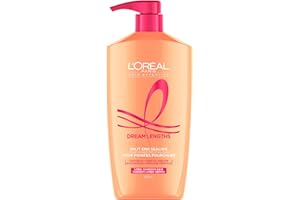 L'Oreal Paris Dream Lengths Conditioner, Hair Conditioner for Long Damaged Hair, Formulated with Keratin and Castor Oil to No