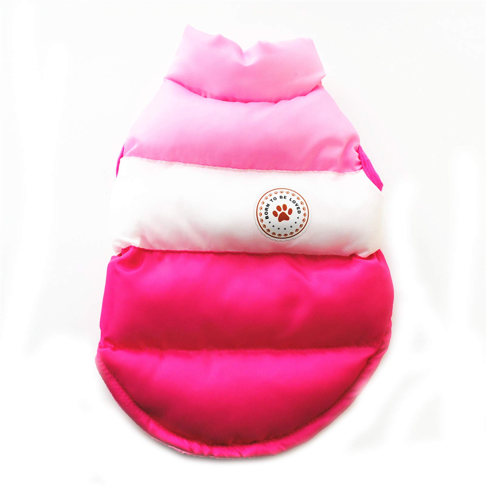 N / A Pet Winter Clothes,Dog Winter Warm Coat Jackets Dog Clothing Costume for Medium Dogs Large Dogs (XXL, Pink)