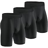 Niksa Compression Shorts Men 2/3 Pack, Compression Underwear for Men Athletic Shorts, Running Workout Fitness Shorts