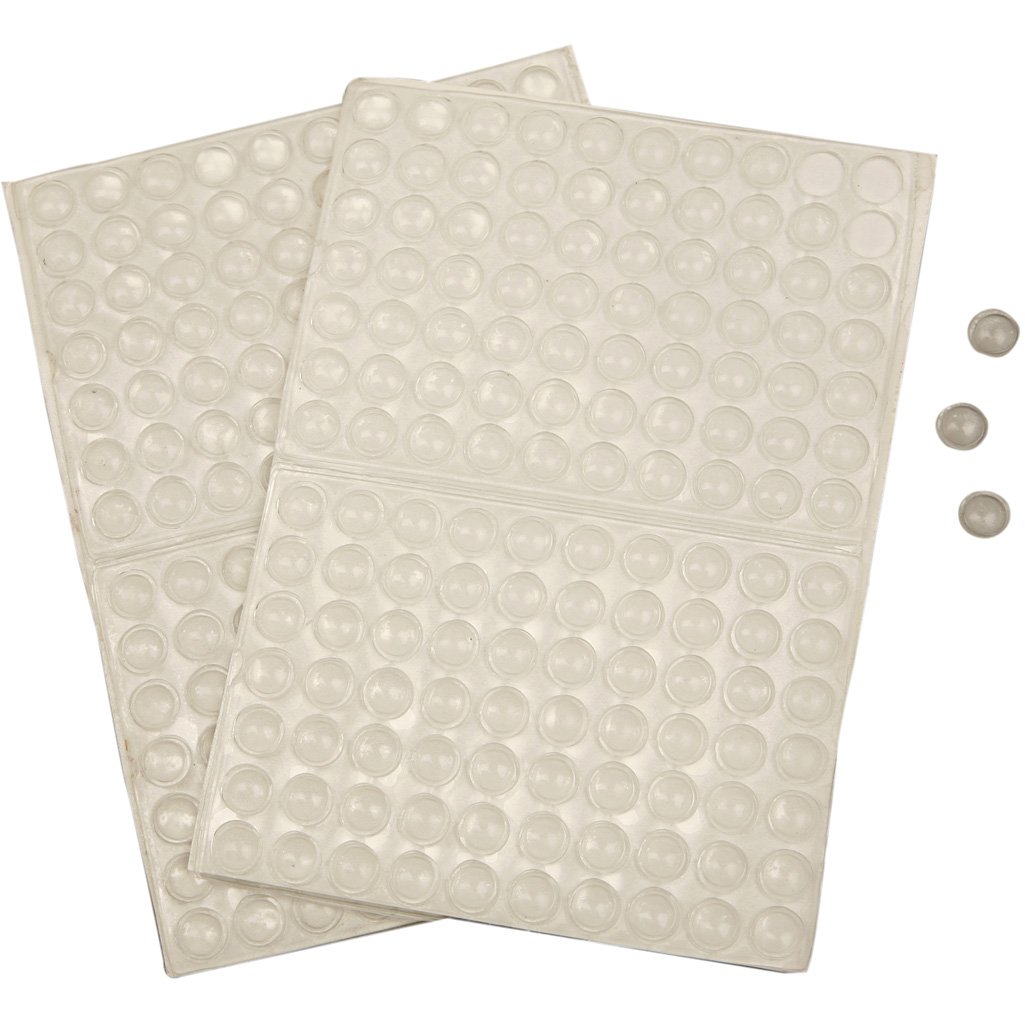 Silicone Dots, D: 8 mm, 300 pcs