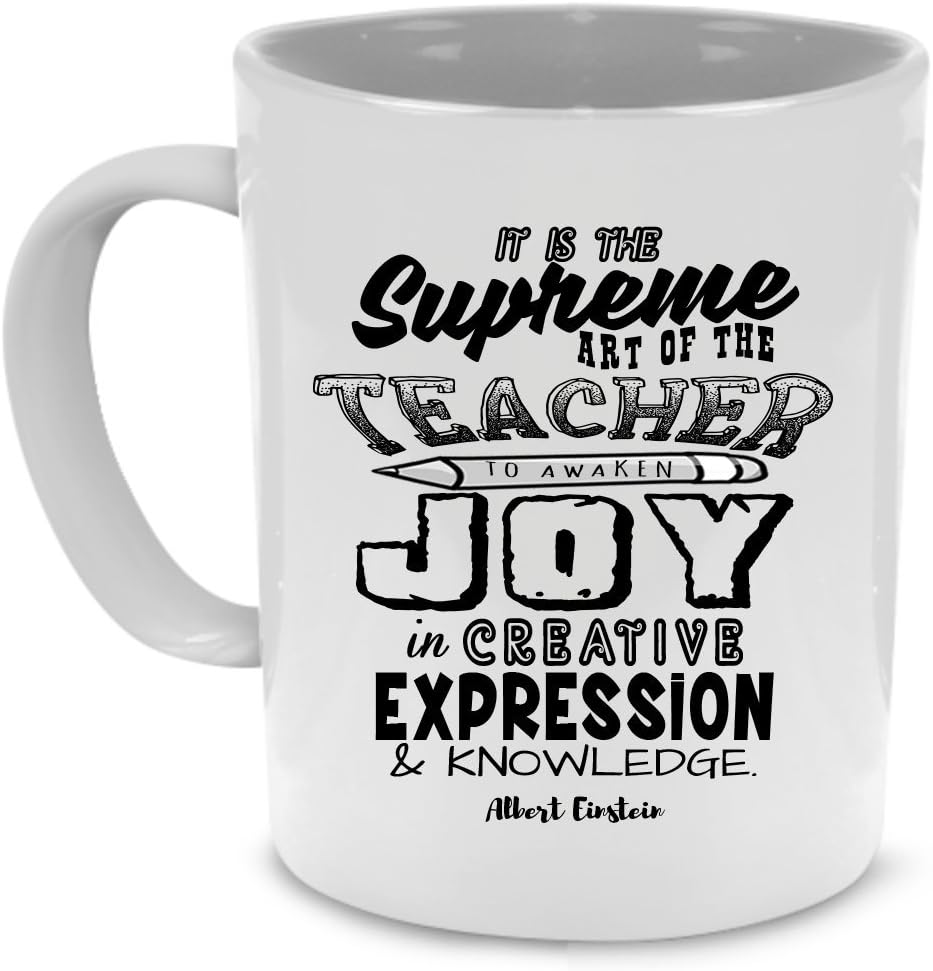 Funny Unique Teacher Coffee Mug - Cute Graduation, Appreciation or Retirement Gift - Printed on Both Sides!