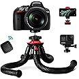 Tripod for iPhone, Fotopro Flexible Camera Tripod with Remote for iPhone 12 XS,Samsung, Waterproof and Anti-Crack Phone Tripo