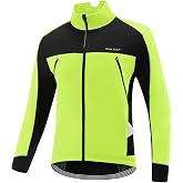 baleaf Men's Cycling Winter Jacket Windproof Softshell Thermal Warm Pockets | Windproof Thermal Softshell Jacket; Windbreaker With Multiple Pockets For Cold Weather; Breathable Running Mountain Biking