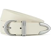 HOTWILL Women Belt for Jeans Dress Pants Fashion Gold Buckle Ladies Faux Leather Waist Belt